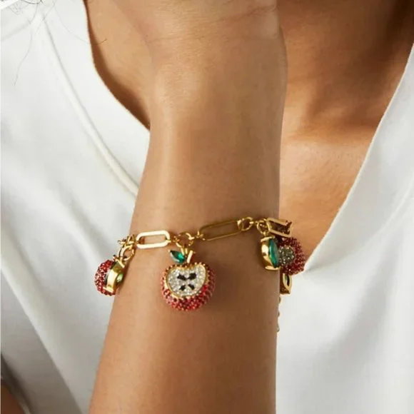 🆕 Kate Spade Apple of My Eye Charm Bracelet